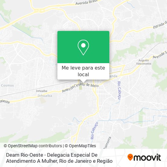 Deam Rio-Oeste - Delegacia Especial De Atendimento A Mulher mapa