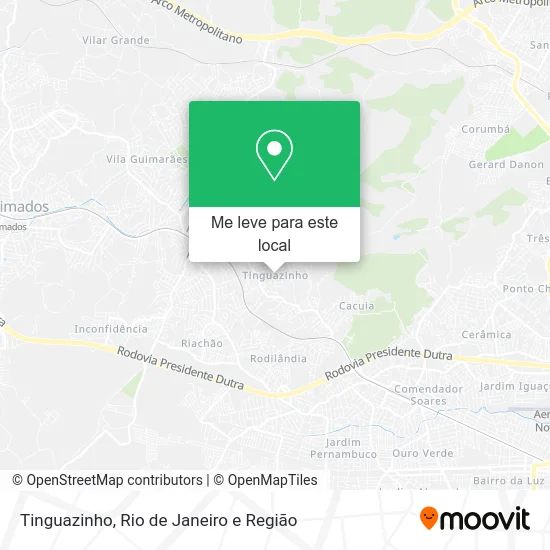 Tinguazinho mapa