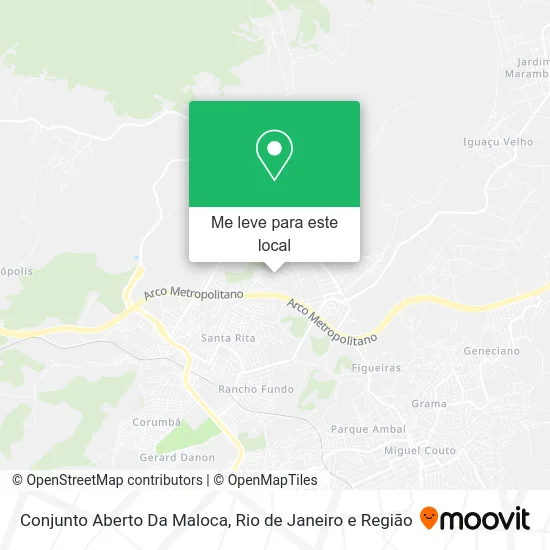 Conjunto Aberto Da Maloca mapa
