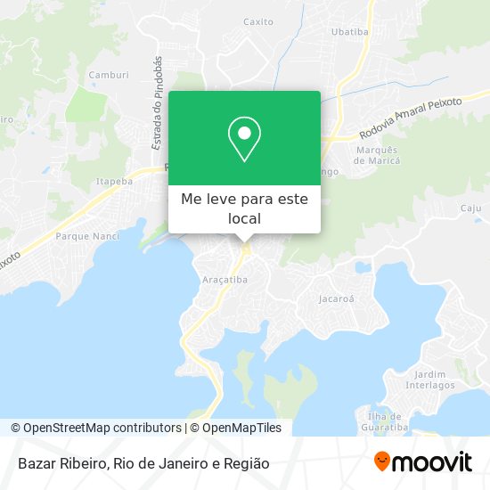 Bazar Ribeiro mapa