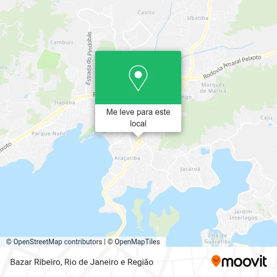 Bazar Ribeiro mapa