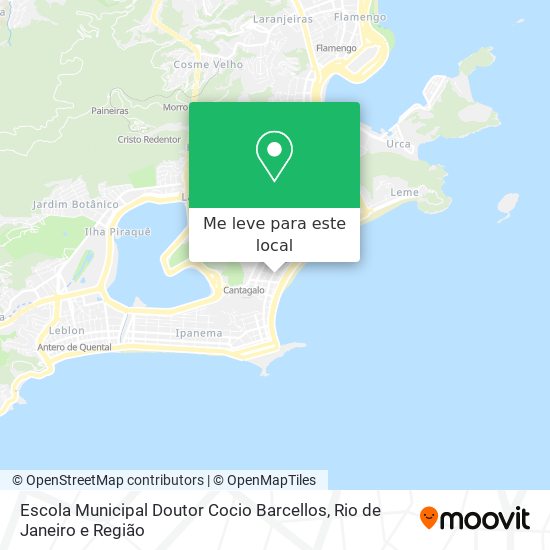 Escola Municipal Doutor Cocio Barcellos mapa