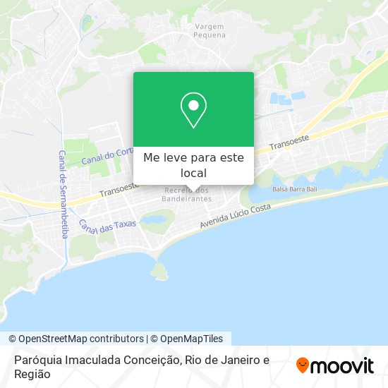 Paróquia Imaculada Conceição mapa