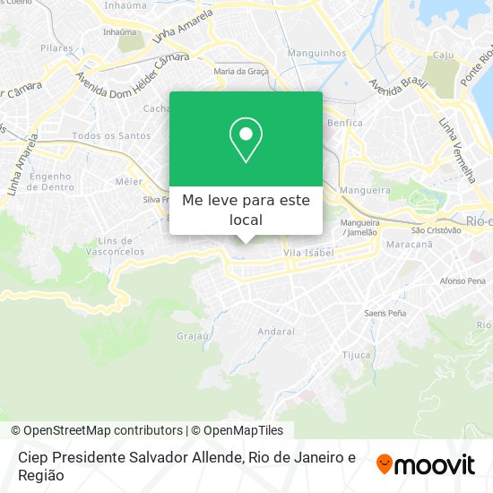 Ciep Presidente Salvador Allende mapa