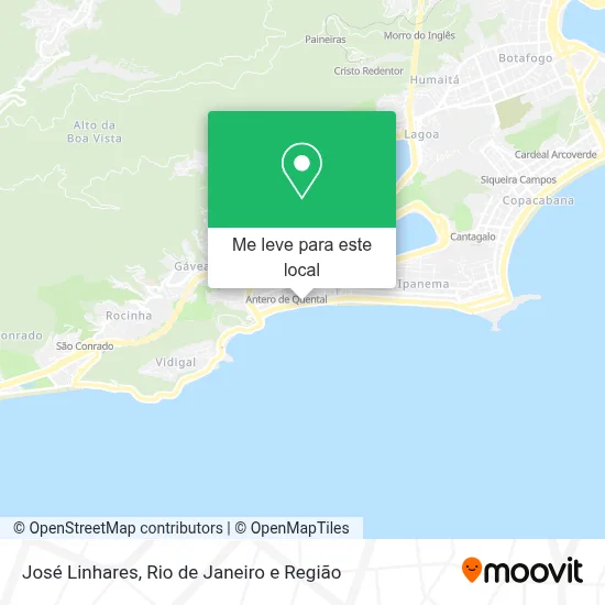 José Linhares mapa