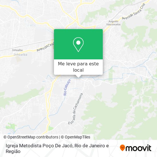 Igreja Metodista Poço De Jacó mapa