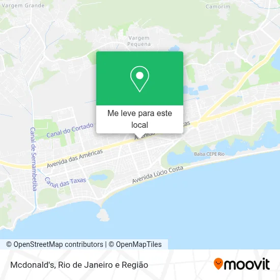 Mcdonald's mapa