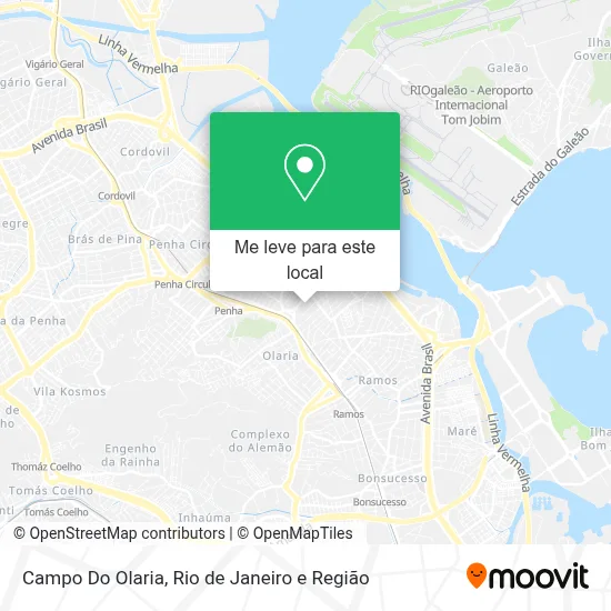 Campo Do Olaria mapa