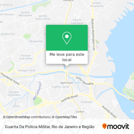 Guarita Da Polícia Militar mapa