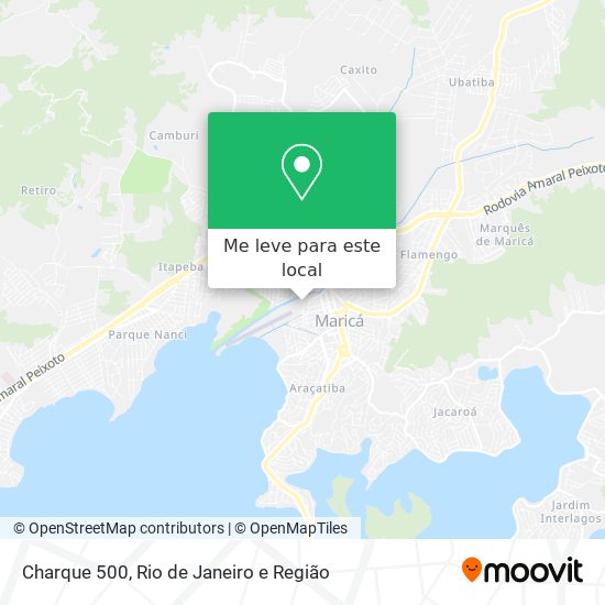 Charque 500 mapa