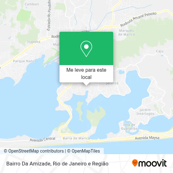 Bairro Da Amizade mapa