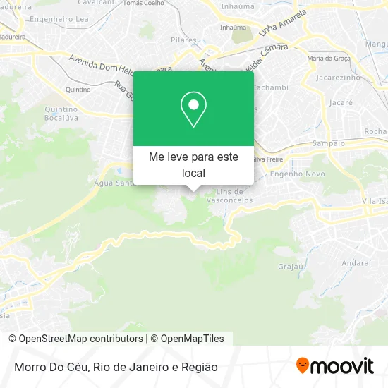 Morro Do Céu mapa
