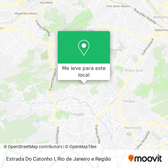 Estrada Do Catonho I mapa