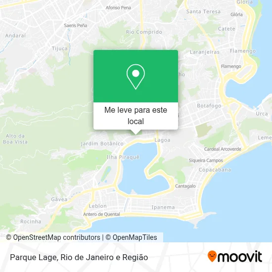 Parque Lage mapa