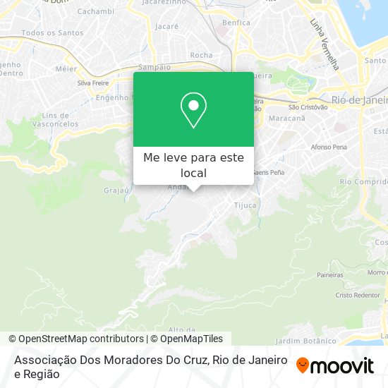 Associação Dos Moradores Do Cruz mapa