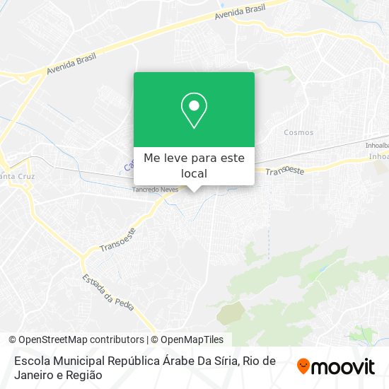 Escola Municipal República Árabe Da Síria mapa