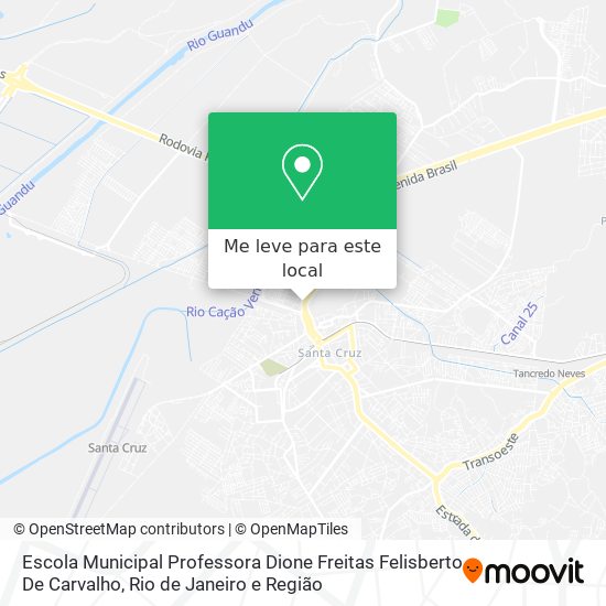 Escola Municipal Professora Dione Freitas Felisberto De Carvalho mapa