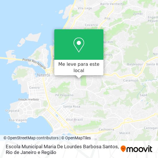 Escola Municipal Maria De Lourdes Barbosa Santos mapa