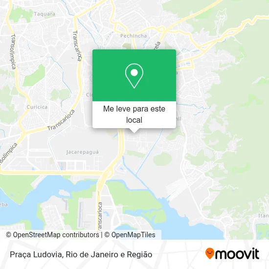 Praça Ludovia mapa