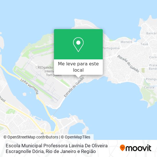 Escola Municipal Professora Lavínia De Oliveira Escragnolle Dória mapa