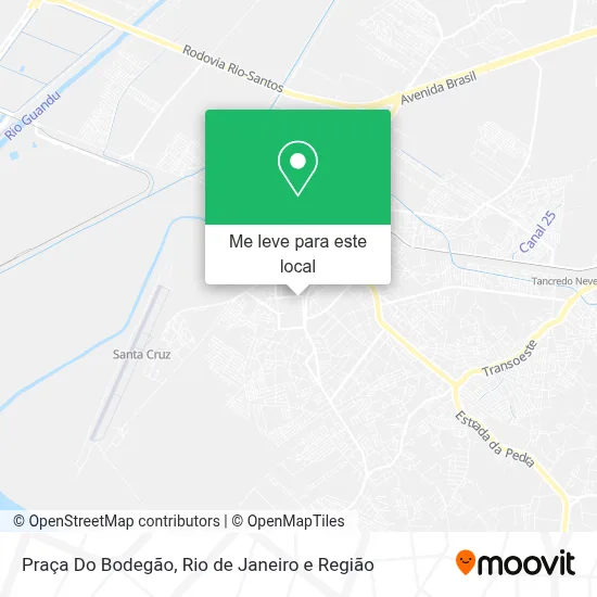 Praça Do Bodegão mapa