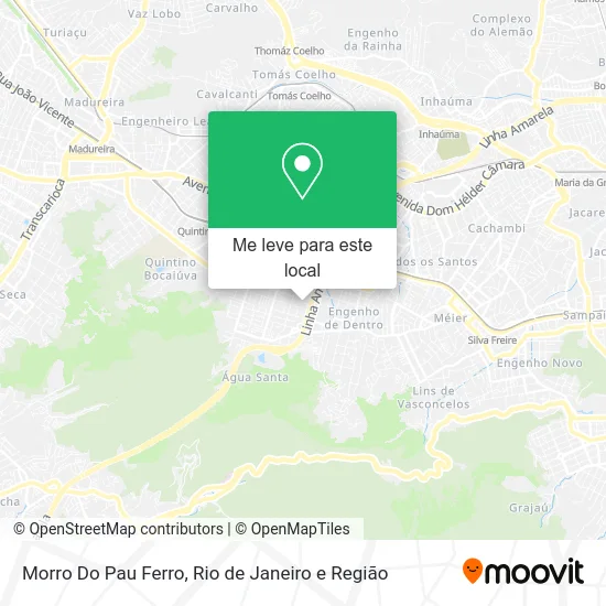 Morro Do Pau Ferro mapa