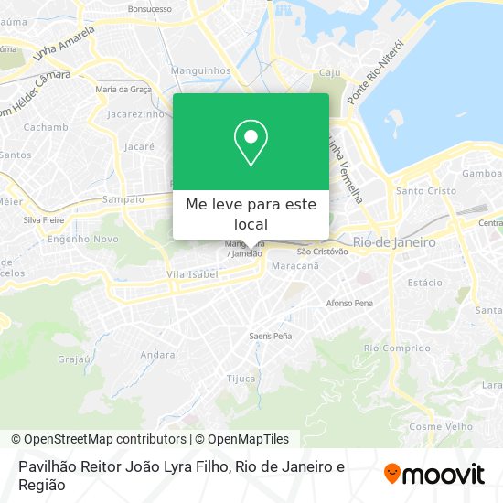 Pavilhão Reitor João Lyra Filho mapa