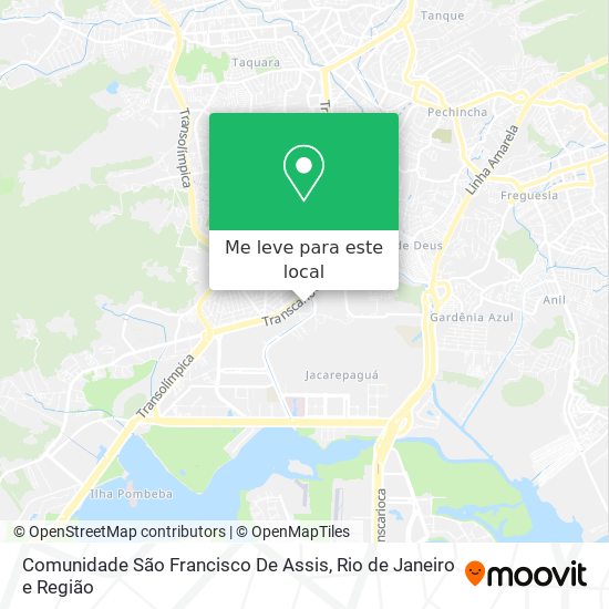 Comunidade São Francisco De Assis mapa