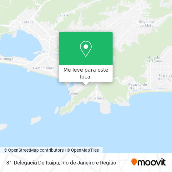 81 Delegacia De Itaipú mapa