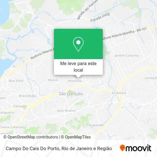 Campo Do Cais Do Porto mapa