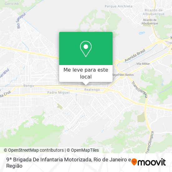 9ª Brigada De Infantaria Motorizada mapa