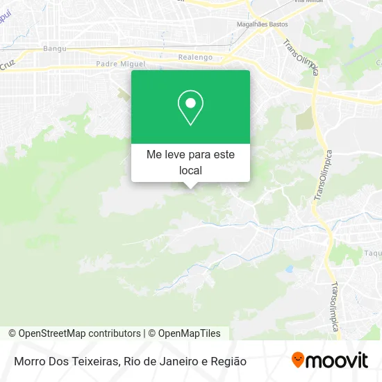 Morro Dos Teixeiras mapa