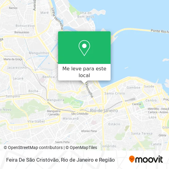 Feira De São Cristóvão mapa