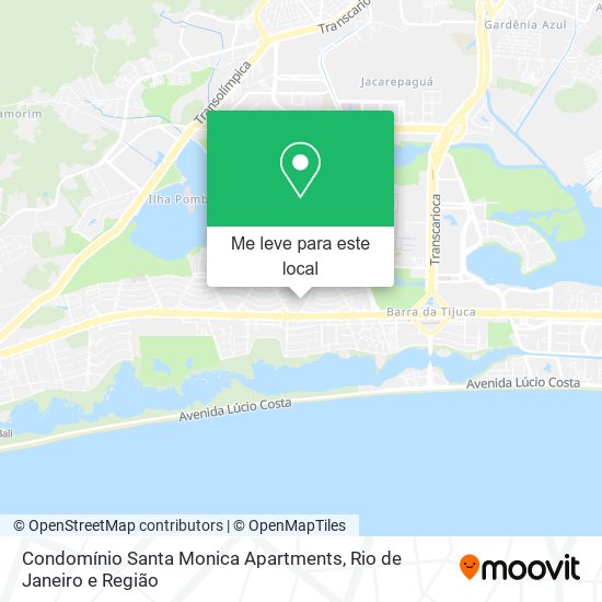 Condomínio Santa Monica Apartments mapa