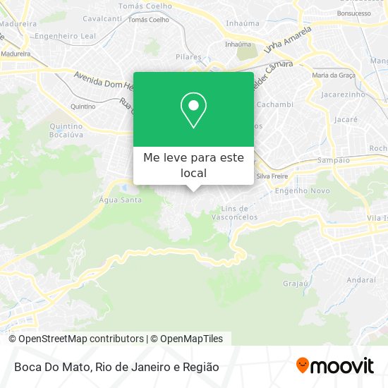 Boca Do Mato mapa
