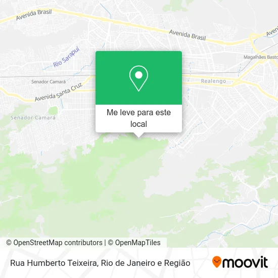 Rua Humberto Teixeira mapa