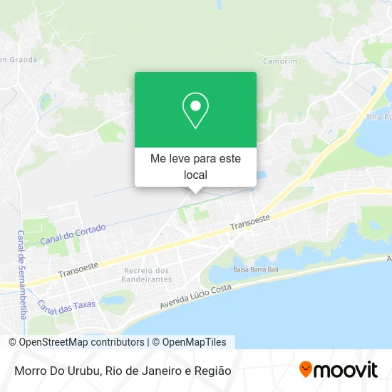 Morro Do Urubu mapa