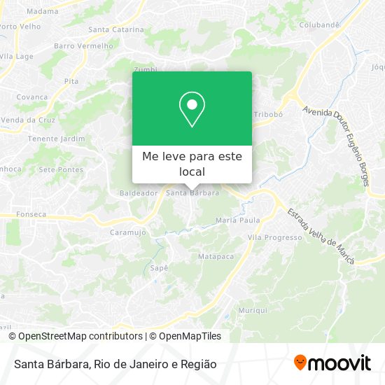 Santa Bárbara mapa