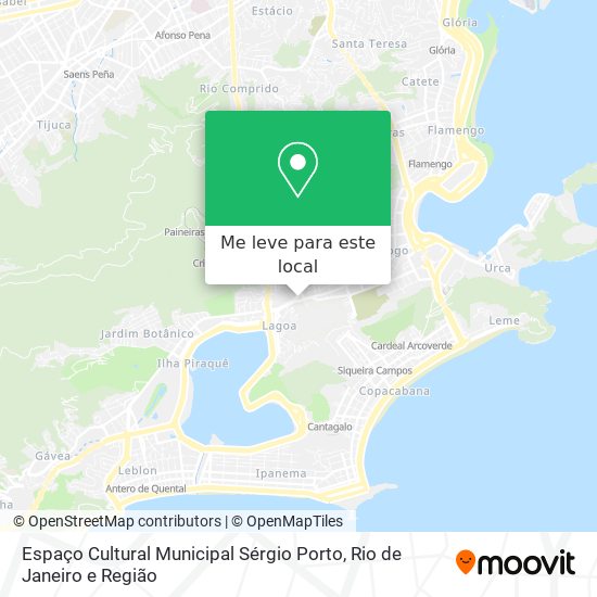 Espaço Cultural Municipal Sérgio Porto mapa