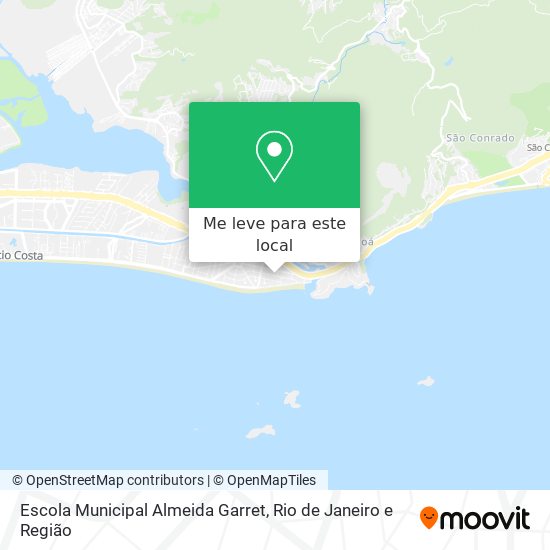 Escola Municipal Almeida Garret mapa
