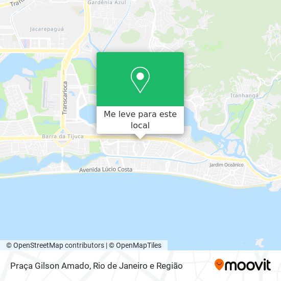 Praça Gilson Amado mapa