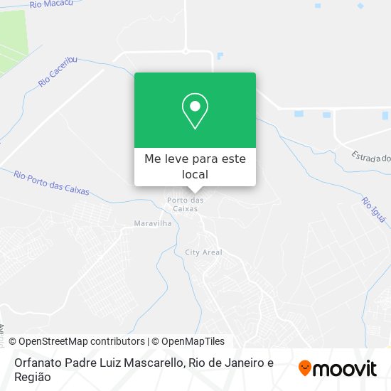 Orfanato Padre Luiz Mascarello mapa