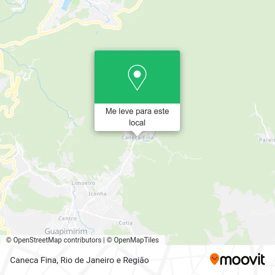 Caneca Fina mapa