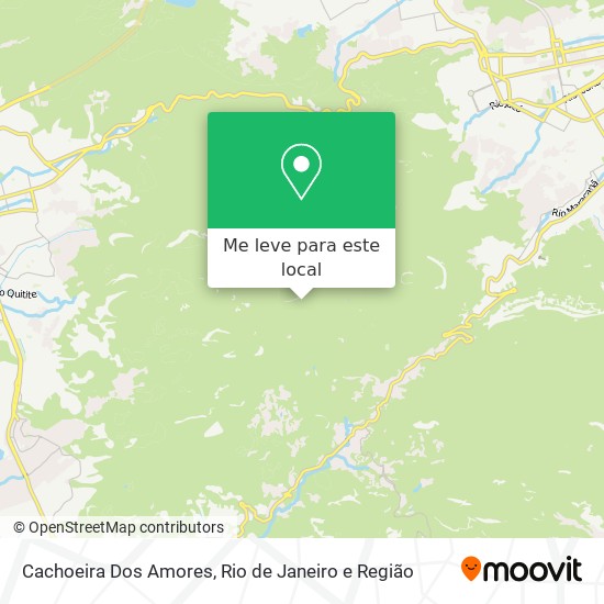 Cachoeira Dos Amores mapa