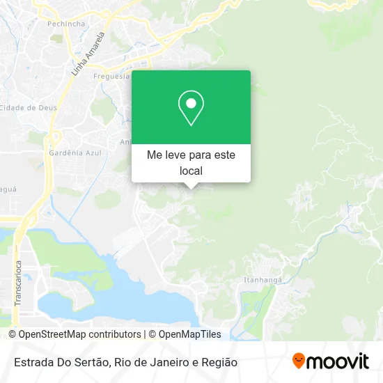 Estrada Do Sertão mapa