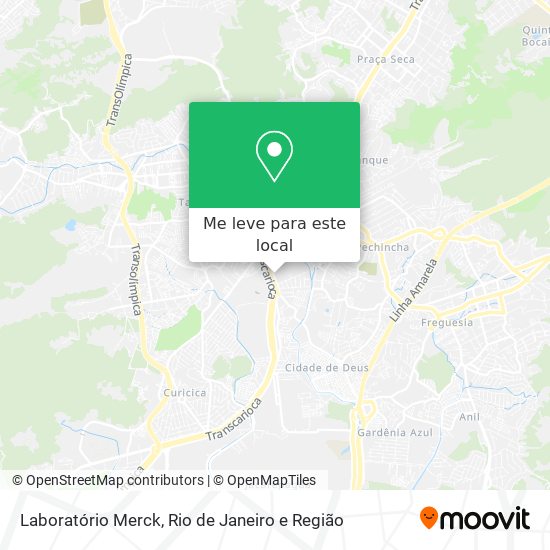 Laboratório Merck mapa