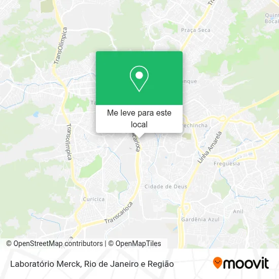 Laboratório Merck mapa