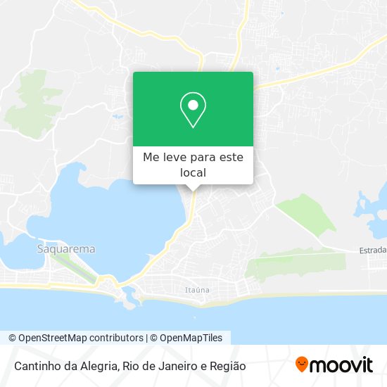 Cantinho da Alegria mapa