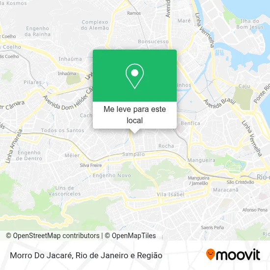 Morro Do Jacaré mapa