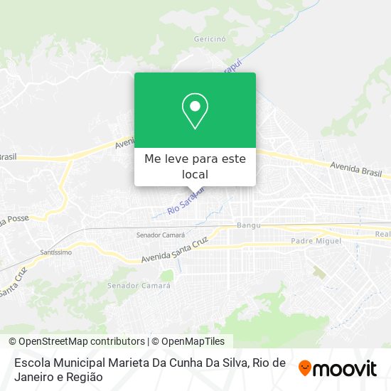 Escola Municipal Marieta Da Cunha Da Silva mapa